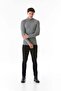 Basic Turtleneck Lycra Knit Sweater - 5