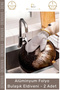 Special Production Heat Resistant Kitchen Cleaning Pot Polishing Aluminum Foil Dish Gloves - 2 Pcs