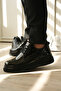 Kb-x16 kuback charcoal patent leather men's casual shoes - 4