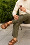 Men's Faux Leather Orthopedic Comfortable Sole Men's Slippers Ultra Comfortable - 3
