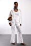 White Guipure Patterned Trousers 39827 - 4