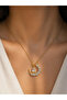 Moon Figured Stone Women's Necklace 316L Stainless Steel Stylish Gift - 2