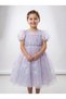 Girls Party Dress with foil print