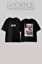 Akatsuki Collector Design Back Printed Cotton Black Oversize T-Shirt