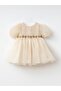 Luxurious Design Embroidered Tulle Baby Dress - Stylish Casual Combination - 2