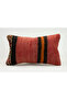Handmade Vintage Throw Pillow Cover Made from Old Kilim, Wool, 30X50 cm