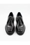 Italian Style Internal and External Natural Leather Opening Eva Lace-Up Men's Shoes Black T15253-01 - 2
