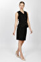 V-Neck Decorated Buttoned Vest Suit 1530502-Black - 1530502 - 6