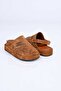 Velcro Poly Sole Laser Printed Genuine Leather Sabo Sandals 341-1128 Women's Sandals - 8