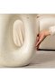 Modern Side Table 45x45x33 cm Magnesium Oxide Decorative Stool – White - 6
