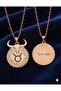 Velvet Copper Taurus Sign Copper Necklace Handmade Boho Spiritual Gift - 2