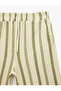 Striped Khaki Boys' Shorts 6Skb40110Tk - 6