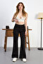 Women's High Waist Stretchy Flared Pants - 5