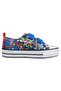 Unisex Kids' Vegan Velcro Blue Sneakers - Warner Bros Dc Villains Design - 4