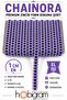 Lila Siyah Chainora Premium Chain Form Woven Decorative Ribbon – 5 Meters