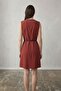 My Fashion Belted Midi Shift Dress - 6