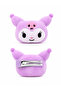 Soft Plush Model with Kuromi Figure, Purple Color Side Buckle with Pen Holder - 2 Pcs - 2
