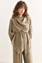 Imported Special Fabric Premium Shawl Collar Brooch Set - 2