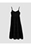 Rope Strap Brode Dress with Waist Belt