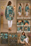 Moda Başak 100% Cotton Woven Patterned Tunic Comfortable Cut Plus Size - 8