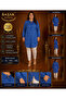 Moda Başak Woven Patterned Tunic Comfortable Cut Plus Size 100% Cotton - 3