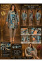 Moda Başak 100% Cotton Woven Patterned Tunic Comfortable Cut Plus Size - 6