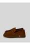 Virella Women's Suede Moccasin Rubber Non-Slip Sole Daily Use Casual Loafer 3 cm - 4
