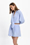 Women's Front-Tie 100% Cotton Shirt 25Pl09St - 3