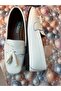 Btg‑ Women's Leather Look Tassel Loafer - 3