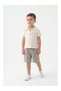 Waffle Knit Polo Collar T-Shirt and Shorts Set (2 Years - 3 Years - 4 Years - 5 Years)