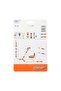 Starter Set, 1/2 inches, Black/Orange - 8