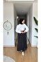 New Season Polka Dot Chiffon Tulle Skirt with Lining (Belt Included) - 2