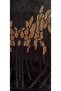 Big Size Bronze/Silver Stone Embroidered Large Size Luxury 3/4 Sleeve Mother Combed Cotton Blouse - 3
