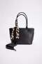 Women's Classic Shoulder Bag with Scarf Detail