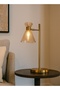 Modern Lighting, Table lamp, Light, Gold Colored Glass copper table lamp, Antique Bronze Color, 55x27 cm, Suitable for living room, bed room, boutique - 2