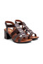 Bln S15 Metal Detailed Elastic Heeled Sandals - 2
