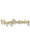 Pink Rabbit Birthday Set 1-9 Years Old – Gold Balloon Chain Happy Birthday Banner Party Concept - 4