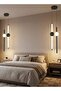 Modern Lighting, Light, Double & Fancy LED Pendent, Black Color , 60x10 cm, Suitable for bedroom and living room, Bedside light - 2