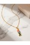 Aqumira Colorful Enamel Hanging Fish Necklace - 4