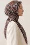 Natural Fiber Fabric Natural Patterned Scarf Stylish and Elegant Daily Use - 4
