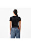 Studs Slim Fit Women's Black T-Shirt - 2