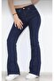 Spanish Paca Navy Blue Lycra High-Waisted Spanish Jeans Pants - 5