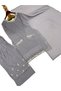 Gray Faux Georgette Top Pent & Dupatta - HRT7152 -Gray - 6