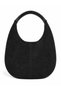 100% Real Leather Women's Shoulder Bag Hobo Model Wide Daily Bag with Magnet Closure - 2