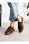 Meda Brown Genuine Leather Women's Shoes - 4