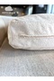 1 Piece Cover - Box Model with Zipper - Large Back Cushion Pillow - Teddy Fabric - 4