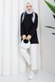 Women's Scarf Wide Sleeve Detailed Shirt - 4