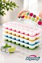 Silicone Ice Tray - 14-Chamber Non-Stick Cocktail Presentation Ice Mold with Lid (1 Piece)