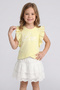 Girl's Ruffle Detailed Embroidered Skirt Set - 2