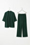 Bürümcük Fabric Trousers Double Set Kimono